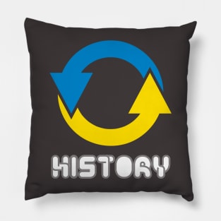 History Repeating, USA With Ukraine, Stop War In Ukraine Pillow