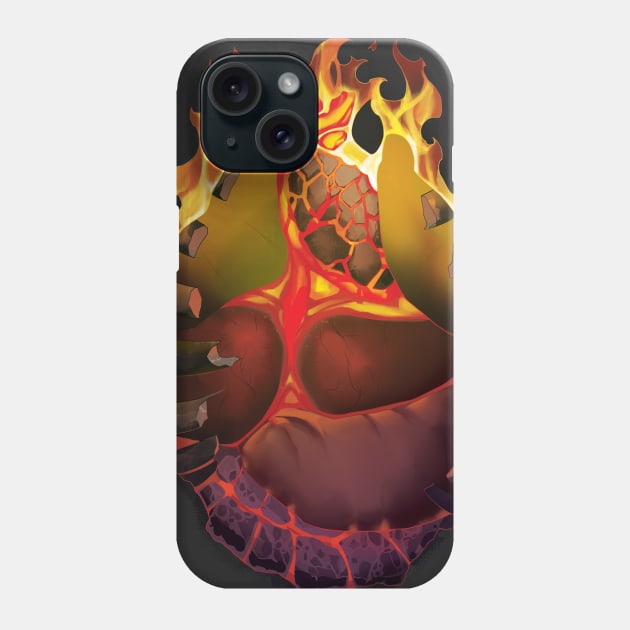 Fire Inside Phone Case by Gatobob