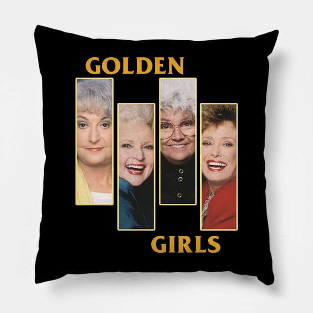 smile golden girls Pillow by alexandraronee