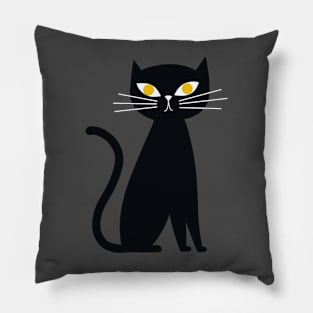 Black cat Pillow