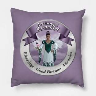 Archangel Barachiel Pillow