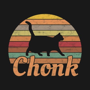 Funny Chonk Scale Cat Meme Memes T-Shirt