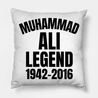 muhammad ali legend 1942-2016 Pillow