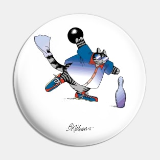 B kliban cat,  bowling cat Pin