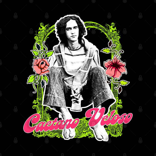 Caetano Veloso \/\/\ Retro Original Fan Art Design by DankFutura