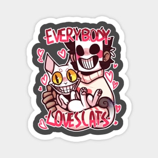 Everybody Loves cats Magnet