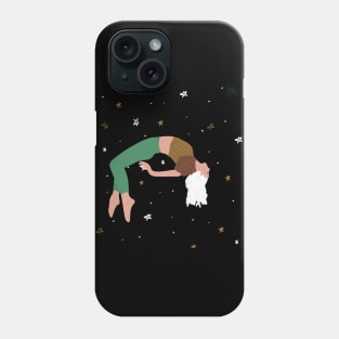 Floating in space Phone Case