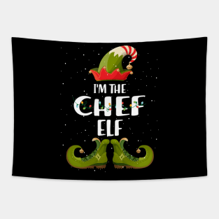 Im The Chef Elf Christmas Tapestry