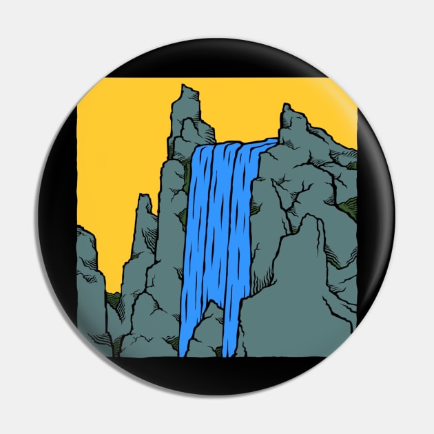 Waterfall Pin by DOORS project