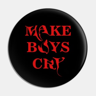 Red text make boys cry Pin