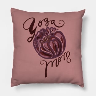 Yoga Mom Lotus Pillow