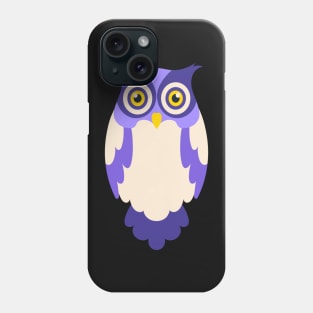 Owl  sticker, nature illustration, Phone Case