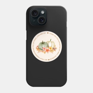 ThanksGiving - Thank You for supporting my small business Sticker 01 Phone Case