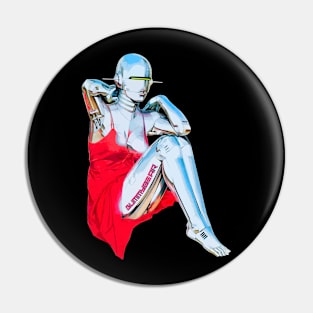 The GIRL Robots Pin