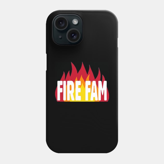 FIRE FAM LOGO Phone Case by Fire Family Fun