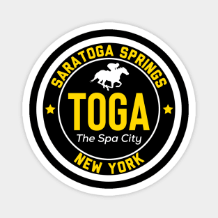 Saratoga Springs Horse Racing Magnet