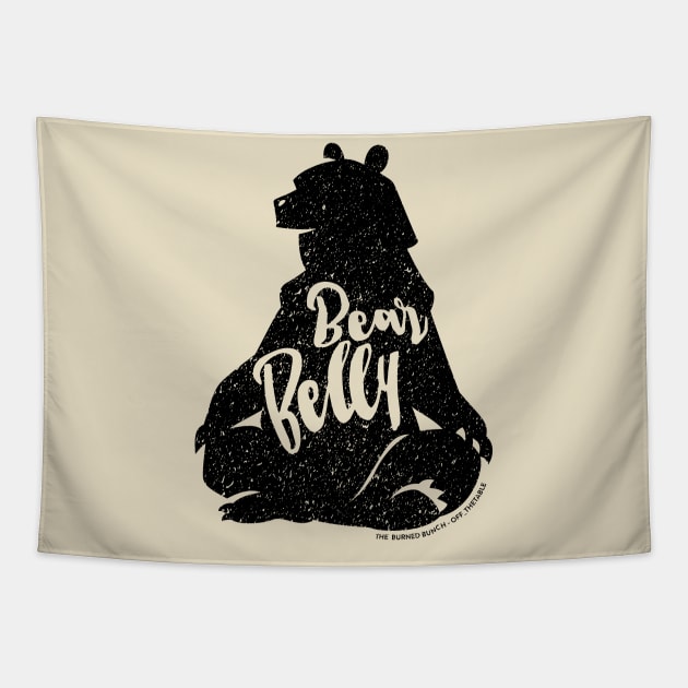 Bear Belly - Black Tapestry by Off the Table Merch