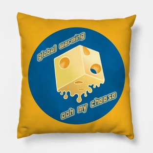 Global Warming Cheese Pillow