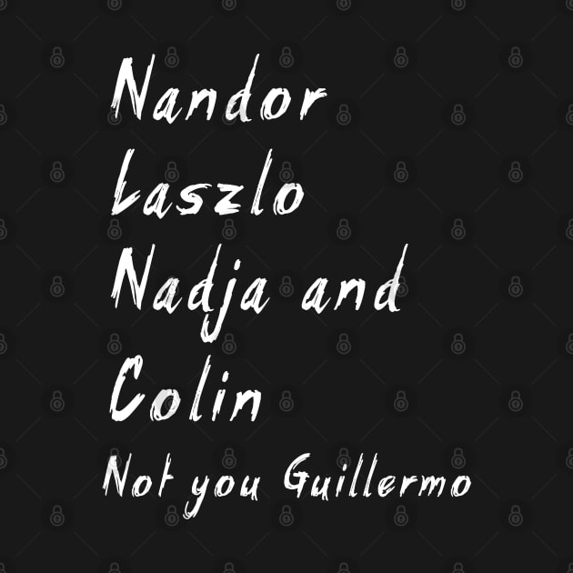 Nandor Laszlo Nadja And Colin Not You Guillermo by valentinahramov