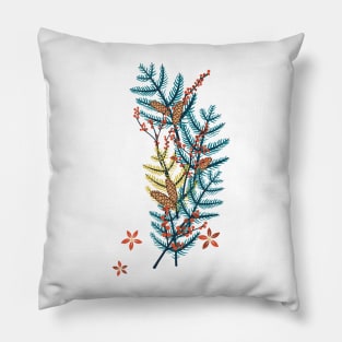 Pinecone Branch Pillow