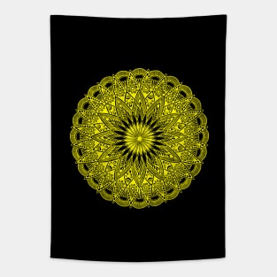 Mandala (yellow) Tapestry