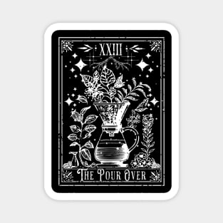 The Pour Over Coffee Tarot Card Magnet