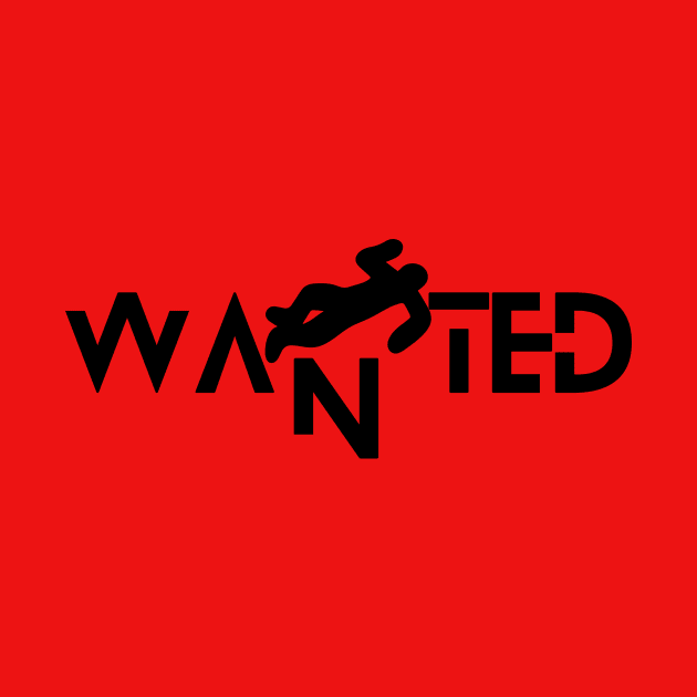 Wanted man typography design by A Floral Letter Capital letter A | Monogram, Sticker