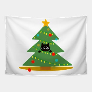 Christmas Cat Tapestry