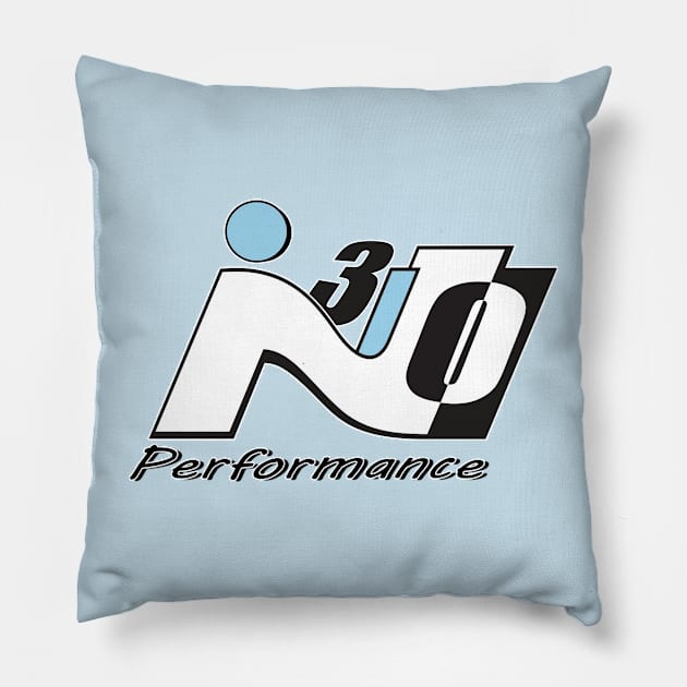 i30N Performance (Smaller) Performance Blue Pillow by CarEnthusast