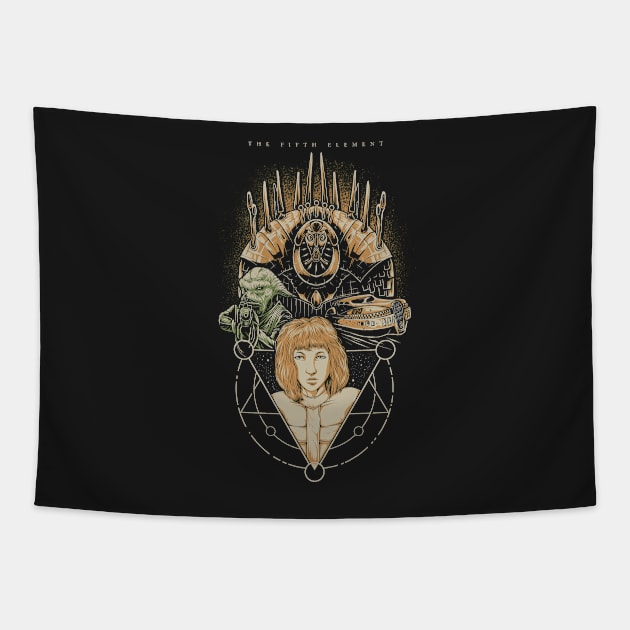 The Fifth Element Tapestry by damzu