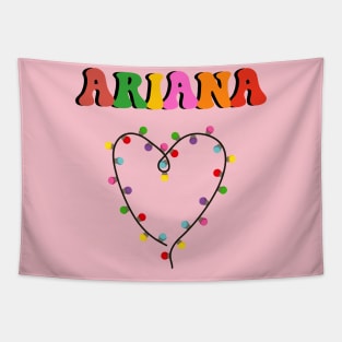 Ariana Custom Request Personalized - Xmas Lights Tapestry