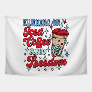 running on iced coffee and freedom gift for you Tapestry