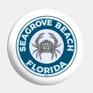 Seagrove Beach Florida Crab 30A 30 A Emerald Coast Walton County Pin