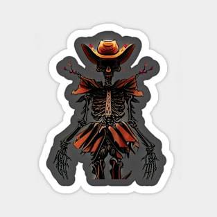 Western Scarecrow Magnet