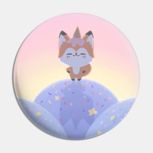 Kiki the fox dreaming of ice cream Pin