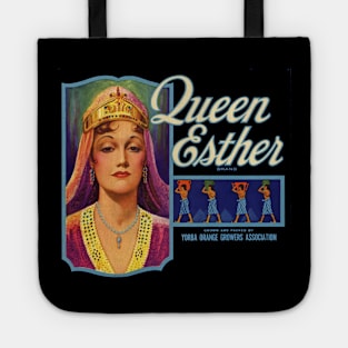 Queen Esther Brand Oranges Vintage Label Tote