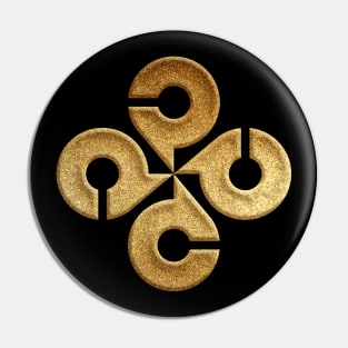 Shimane Prefecture Symbol in Gold Faux Pin