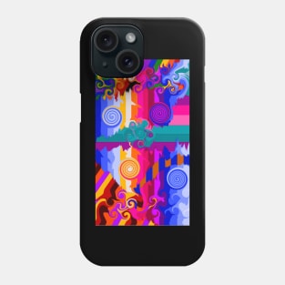 Swirl Abstract Art by Orchid 6 Phone Case