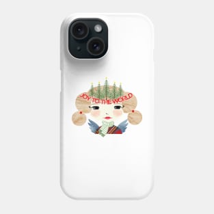 Christmas Angel Abigail--Joy to the World Phone Case