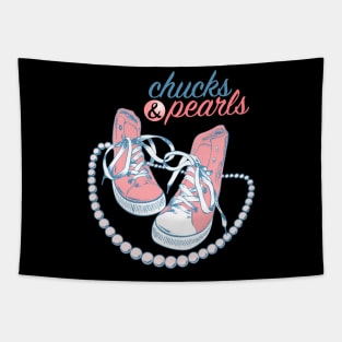 Chucks & Pearls 2021 Tapestry