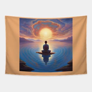 Meditation at Dawn Tapestry