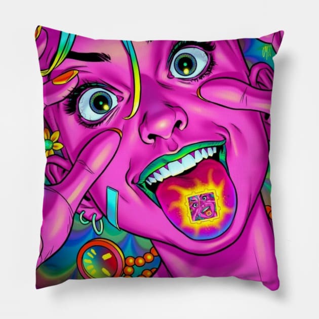 Crazy girls Pillow by aisyahks