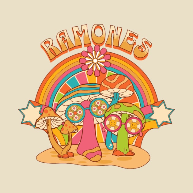 ramone mushroom band by IJUL GONDRONGS