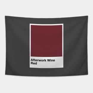 Pantone Afterwork Wine Tapestry