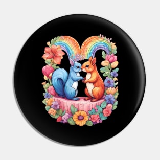 Unconditional Love Squirrel Pin