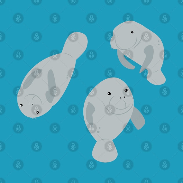 Manatees by dinokate