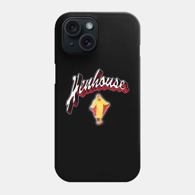 Henhouse with Chicken Phone Case by RetroZest