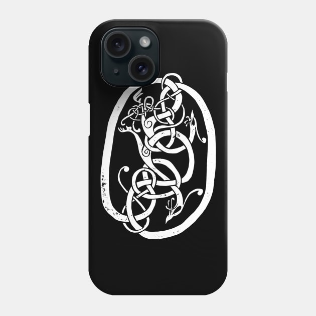 Viking Runestone White | Hillersjö Stone, Sweden Phone Case by Time Nomads