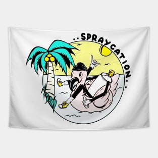 Spraycation Tapestry