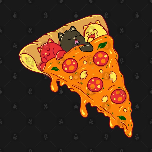 Pizza Cat by Illustrasikuu